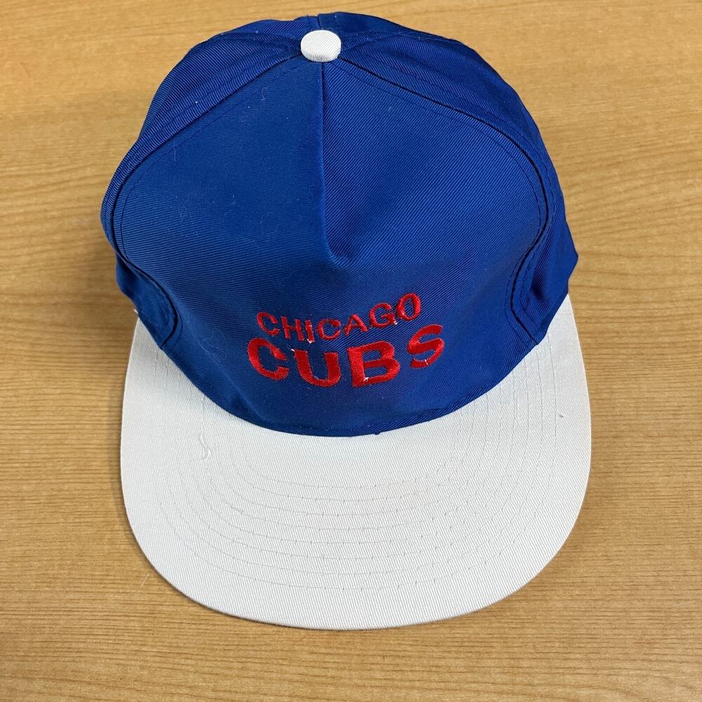 Chicago Cubs Hat Mens Adjustable Snap Back Blue